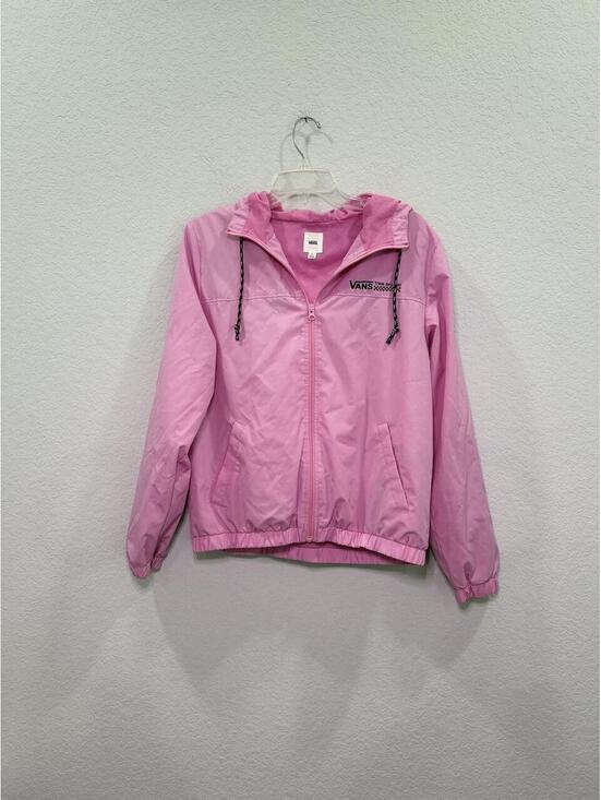Vans Jackets & Blazers - Vans pink windbreaker jacket with hood - S